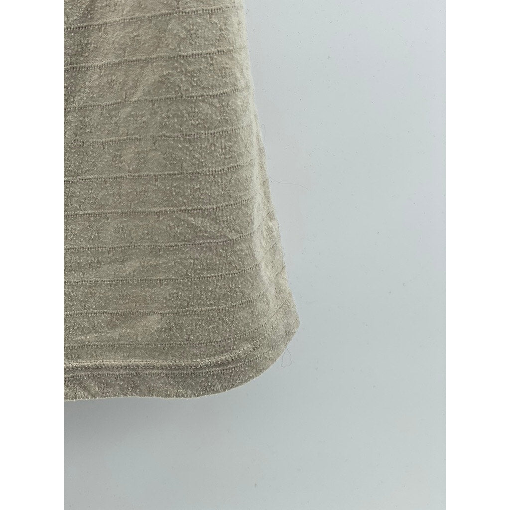 MANGO BASICS Women's Beige V-Neck Spaghetti Strap Casual Tank Top SZ XS
