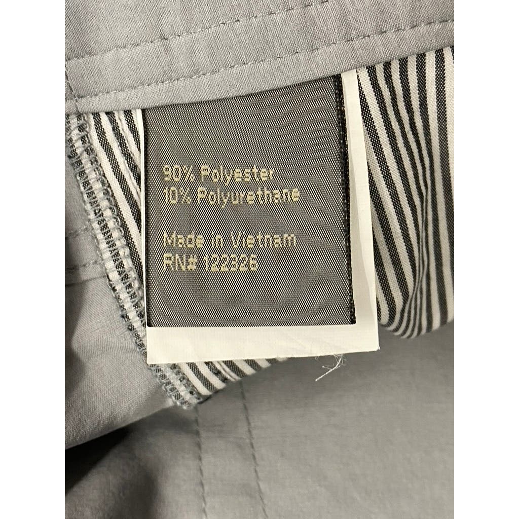 J. HILBURN Men's Light Gray Slim Straight Chino Pants SZ 36x32