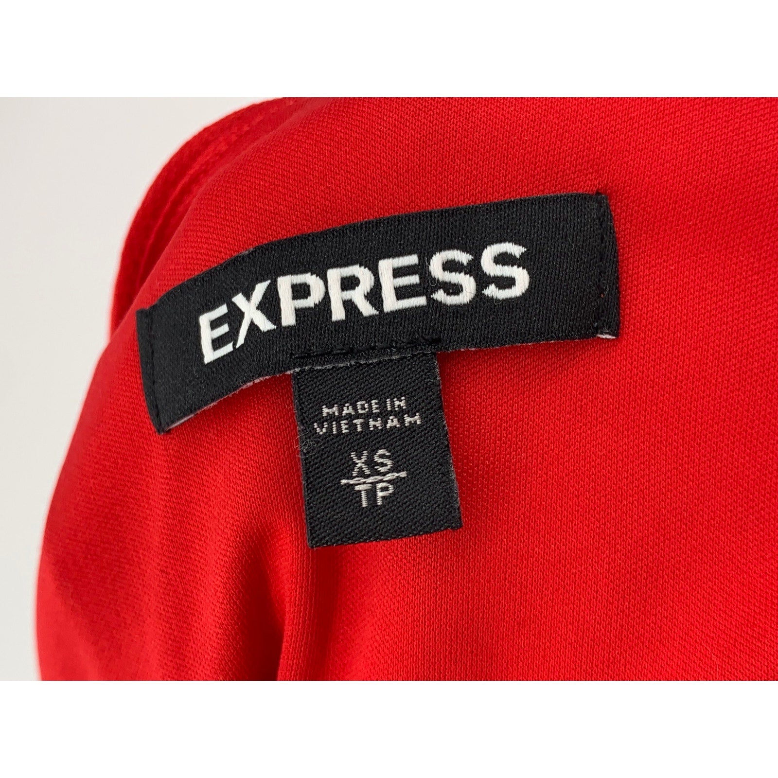EXPRESS Women’s Red Off-The-Shoulder Ruffle Sleeve A-Line Midi Dress SZ XS
