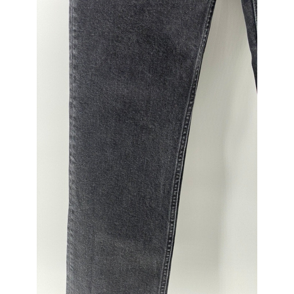 EVERLANE Women's Black Solid Denim The Way-High Slim Short Jeans SZ 28S