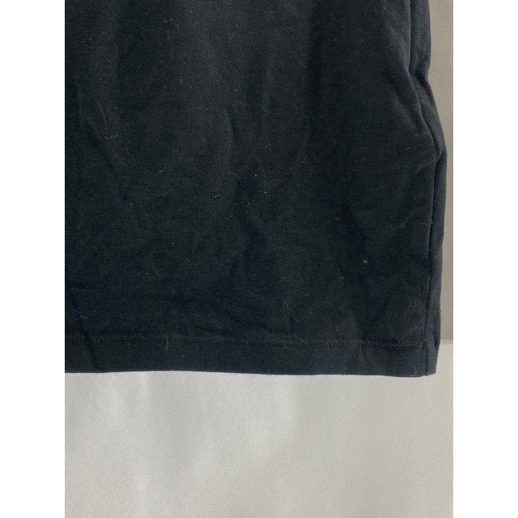 MOTEL Women's Black Solid Nidya Jersey Knit Mini A-line Pull-On Skirt SZ M