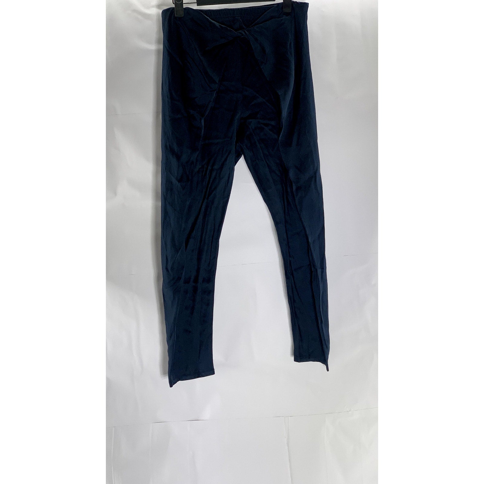ALEXIS Women's Dark Blue Tie-Waist Wrap Front Pull-On Tapered-Leg Pant SZ XS