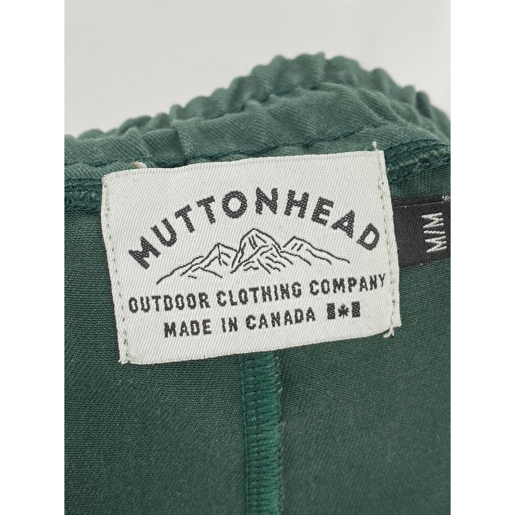 MUTTONHEAD Unisex Adult Forest Green Drawstring Casual Shorts SZ M