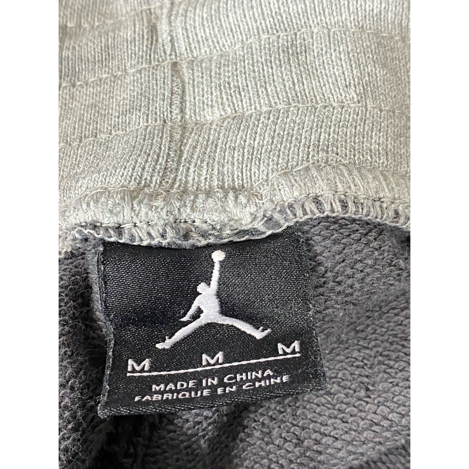AIR JORDAN Men's Dark Gray/Light Gray Pull-On Sweat Shorts SZ M
