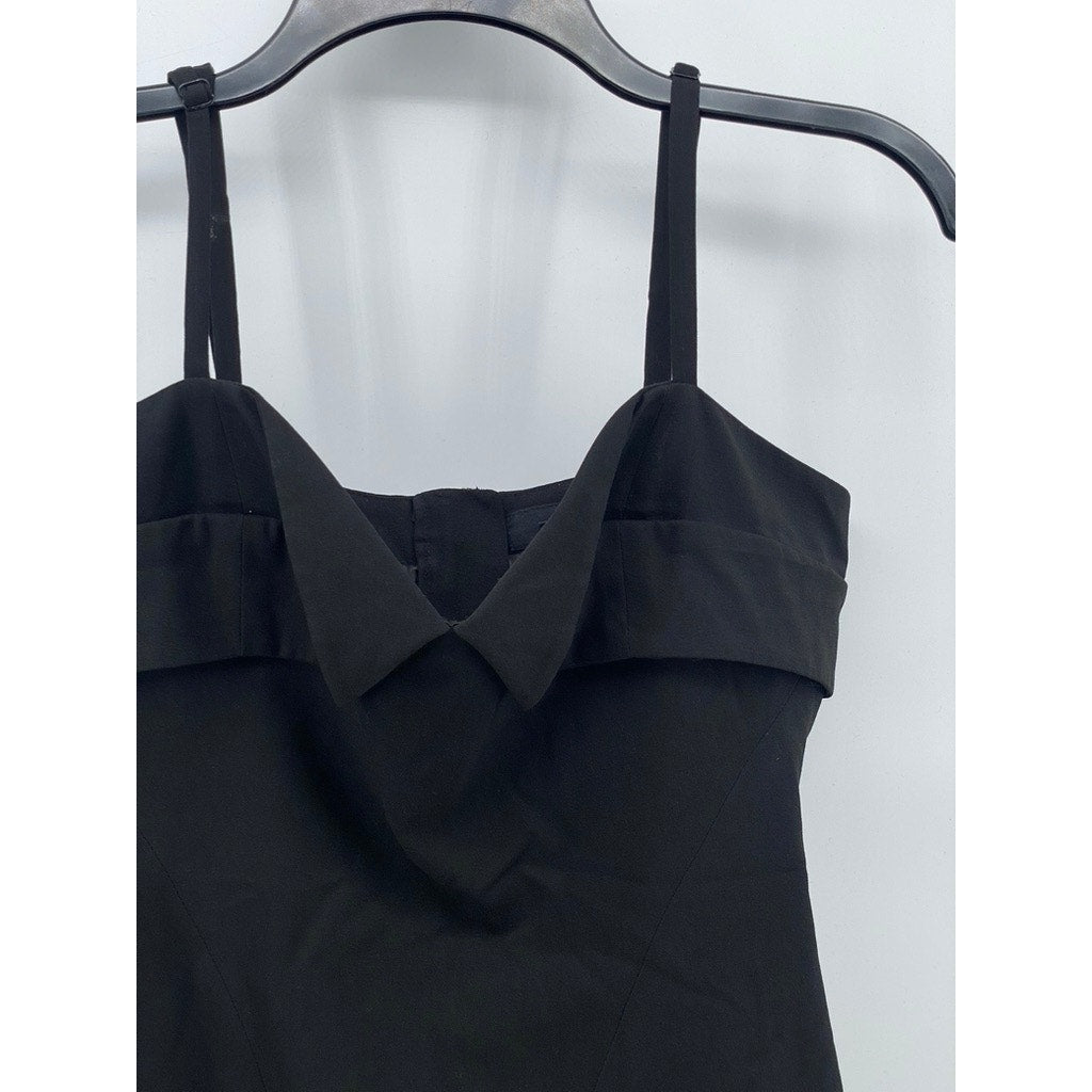 FOREVER 21 Women’s Black V-Neck Spaghetti Strap Tank Top SZ M