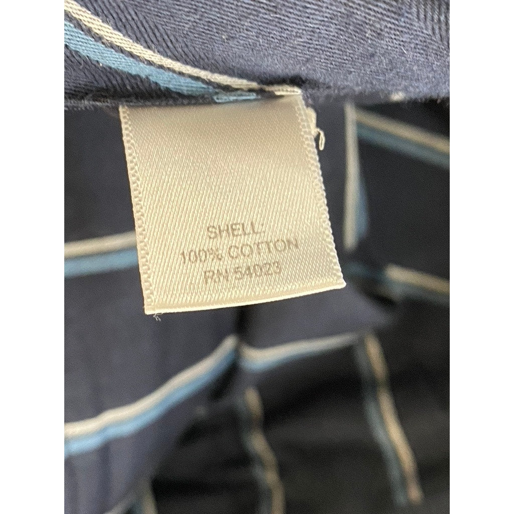 BANANA REPUBLIC Men's Classic Navy Tailored Slim-Fit Cotton Pant SZ 32X34