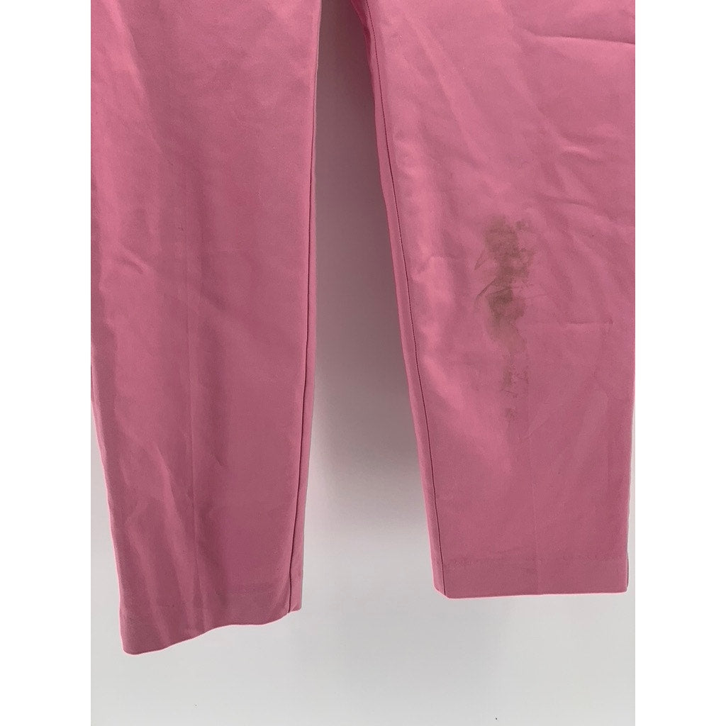 H&M Women's Bubblegum Pink Solid Skinny Leg Mid-Rise Pant SZ 6