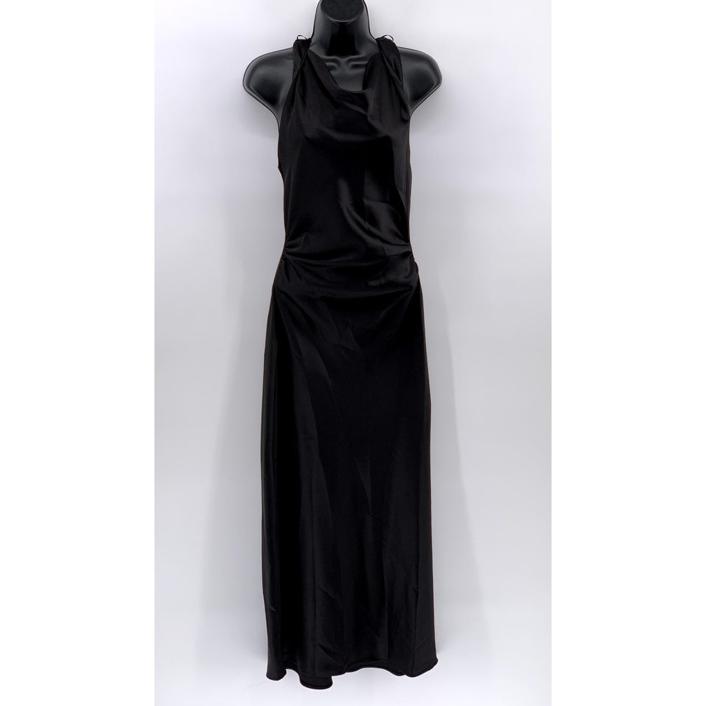 ZARA Women's Black Sleeveless Midi Dress SZ XS