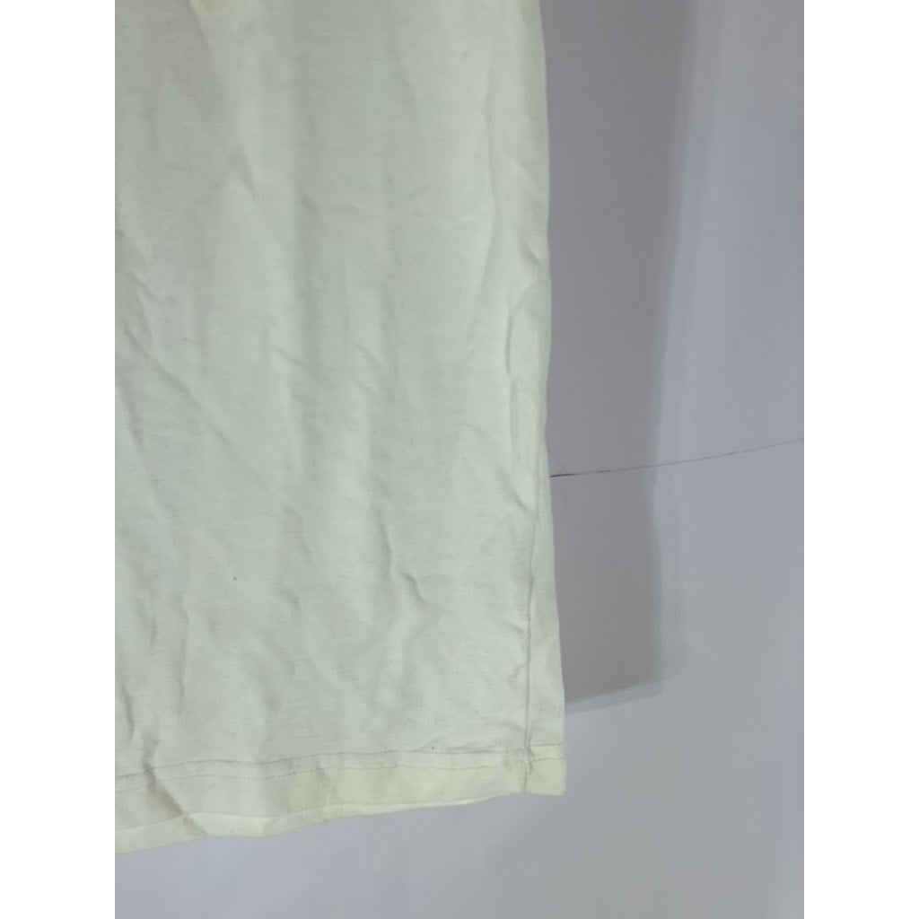 RED JACKET FOR COCA COLA Men's White-Red Logo Crewneck Short Sleeve T-Shirt SZ S