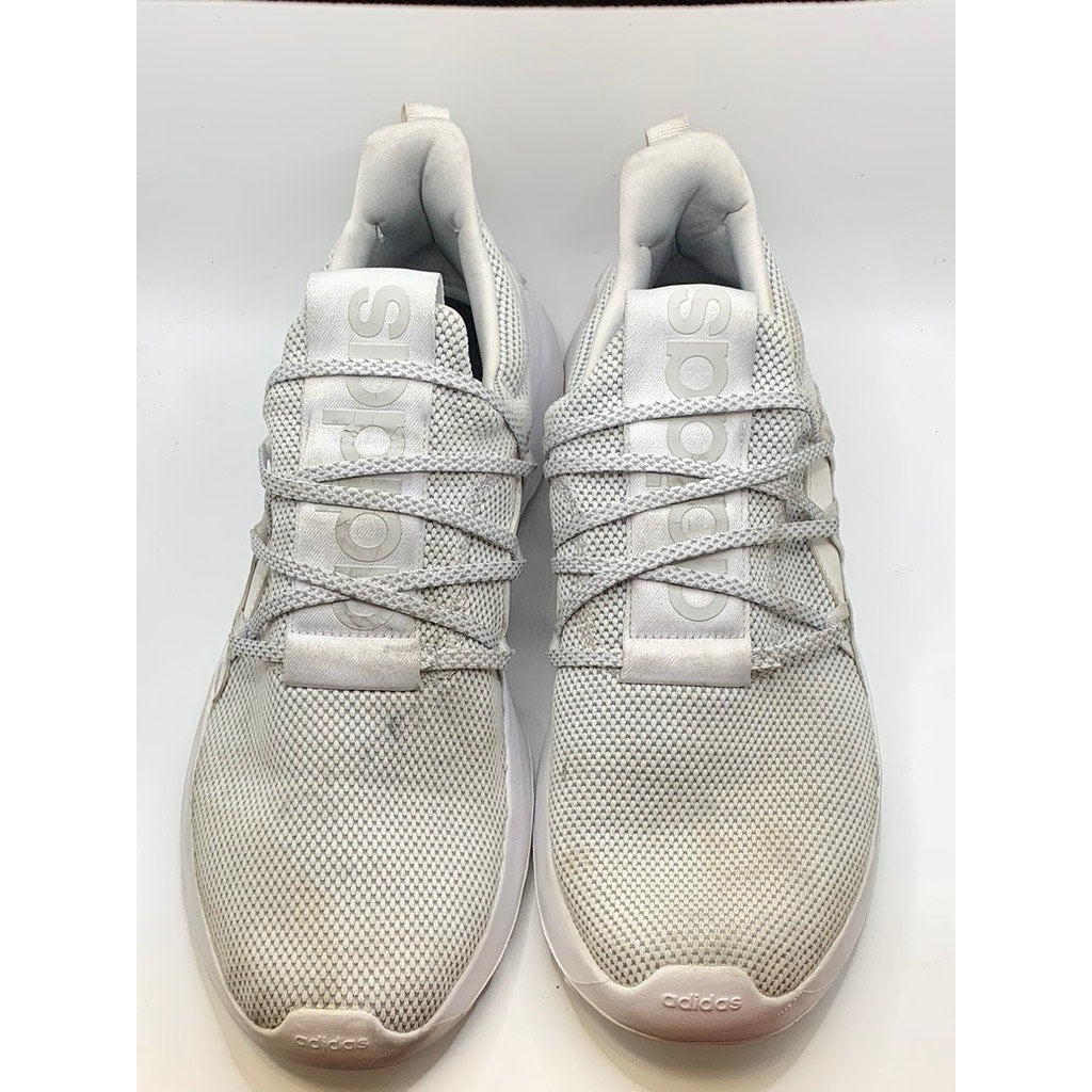 ADIDAS Men's White Mesh Cloudfoam Comfort Running Sneakers SZ 13