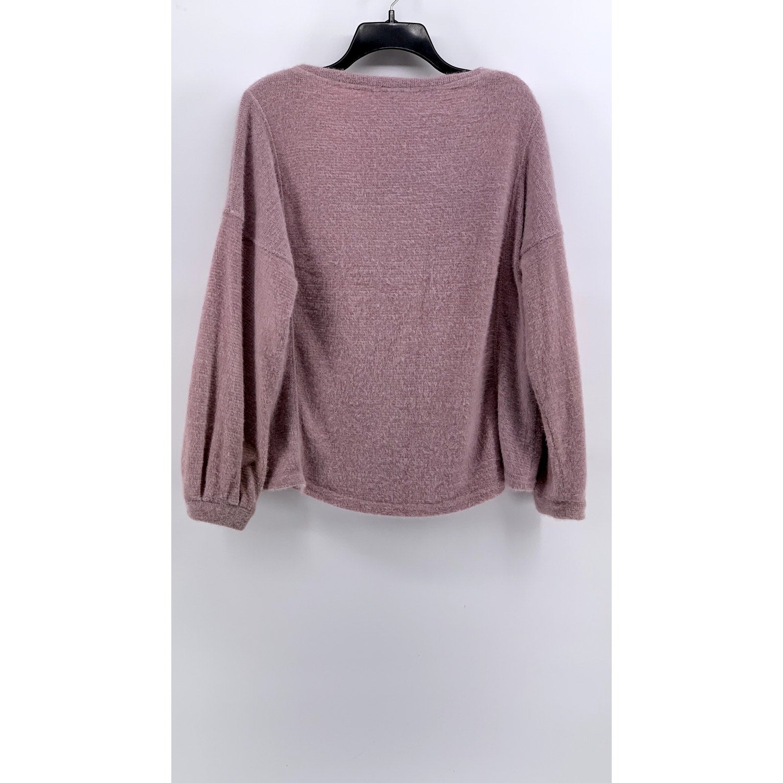 C&C CALIFORNIA Women's Pink Soft Knit V-Neck Sweater Top SZ XL
