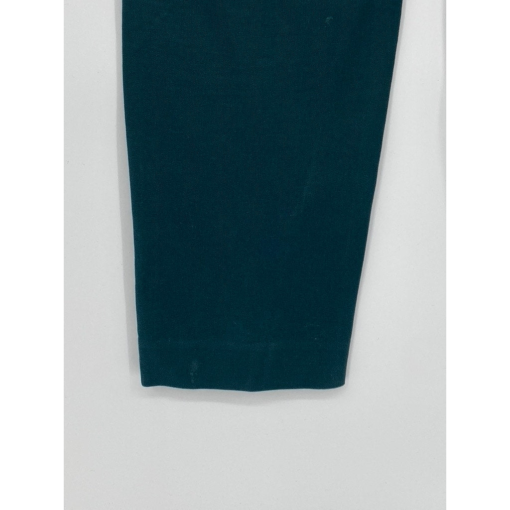 T, BABATON Women’s Dark Green Slim-Leg Regular-Fit Pant SZ 4