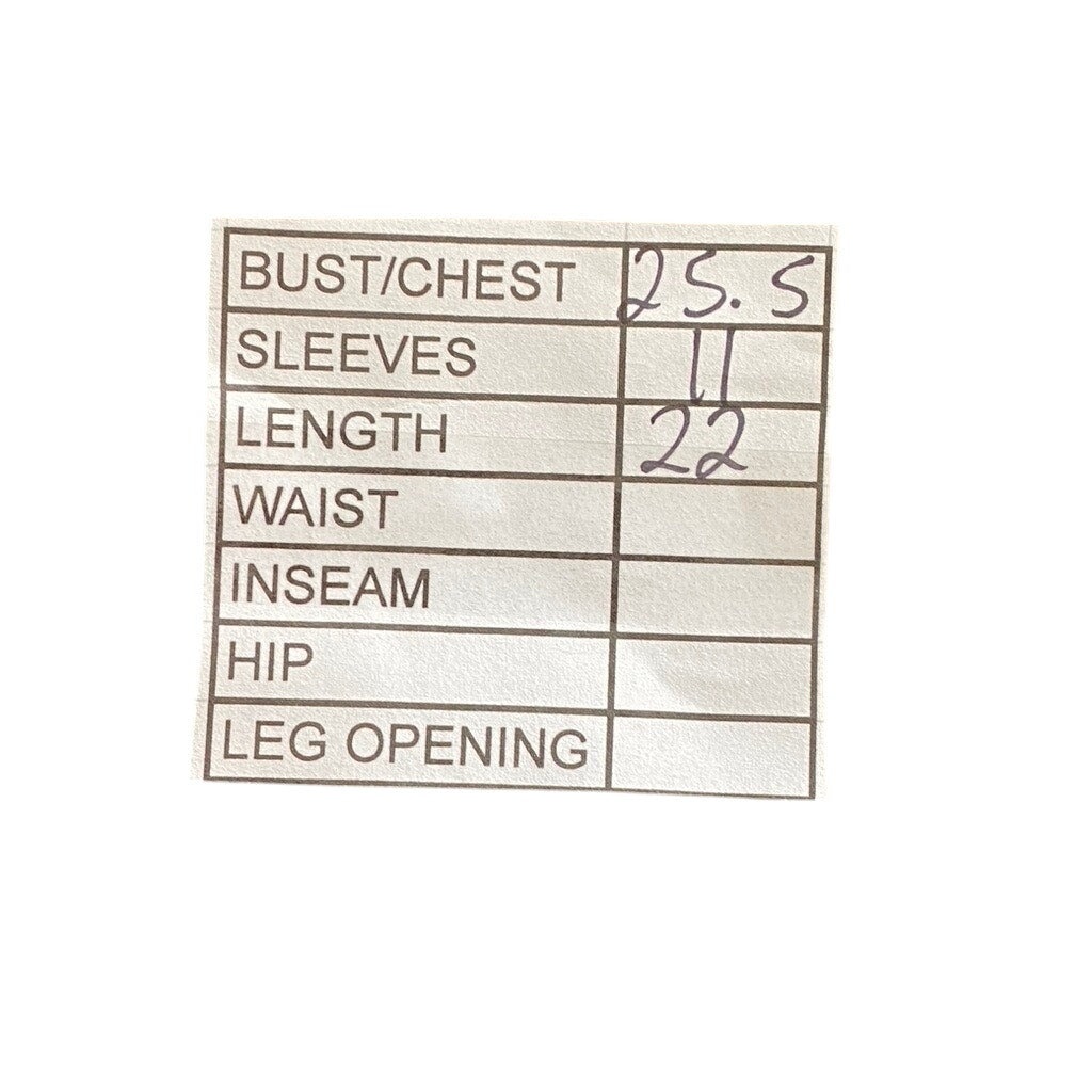 FORVER 21 Women's Beige-Black Surplice Tie-Dye Short Sleeve Relaxed-Fit Top SZ S