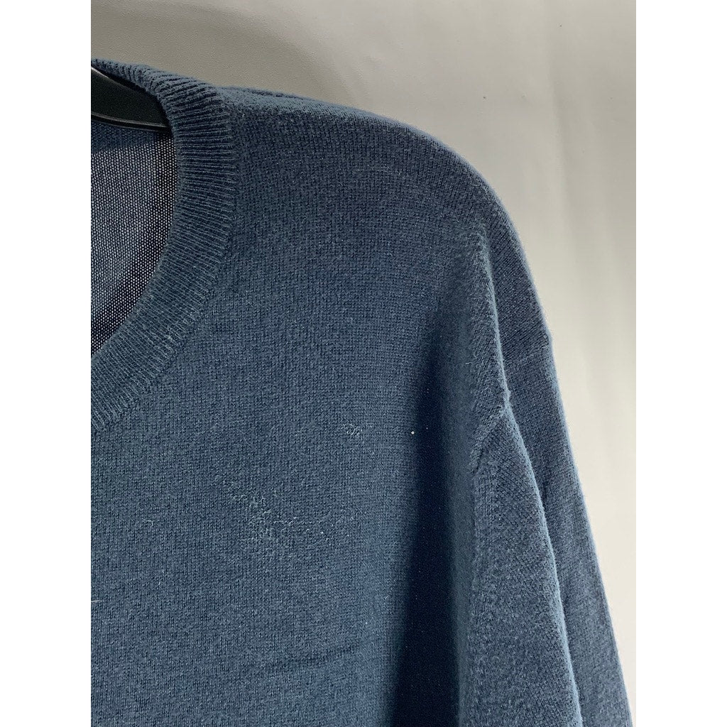 A.P.C. Rue Madame Paris Men's Black Solid Cotton-Cashmere Crewneck Sweater SZ S