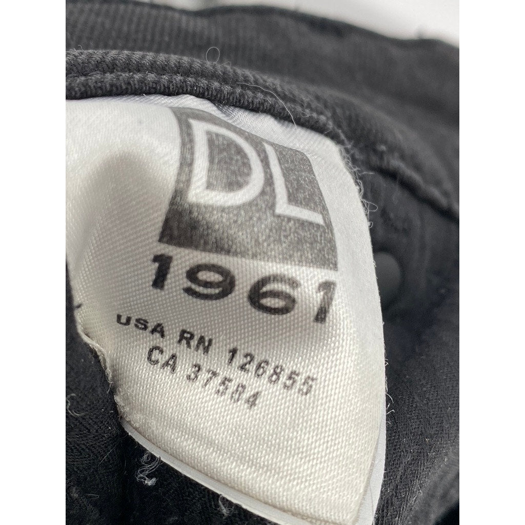 DL 1961 Men's Black Denim Distressed Hunter Skinny Jeans SZ 31X32