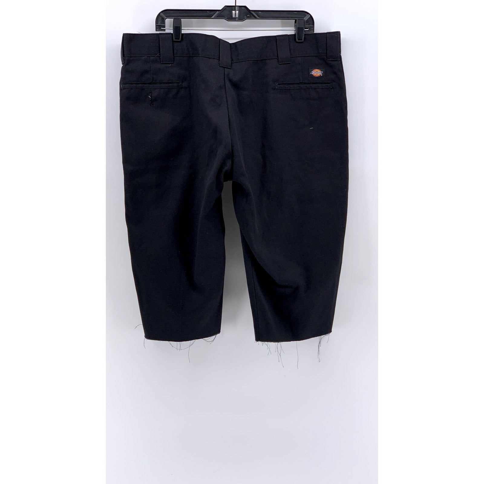 DICKIES Men's Black Faded Slim Straight Cut Off Short Pants SZ 40