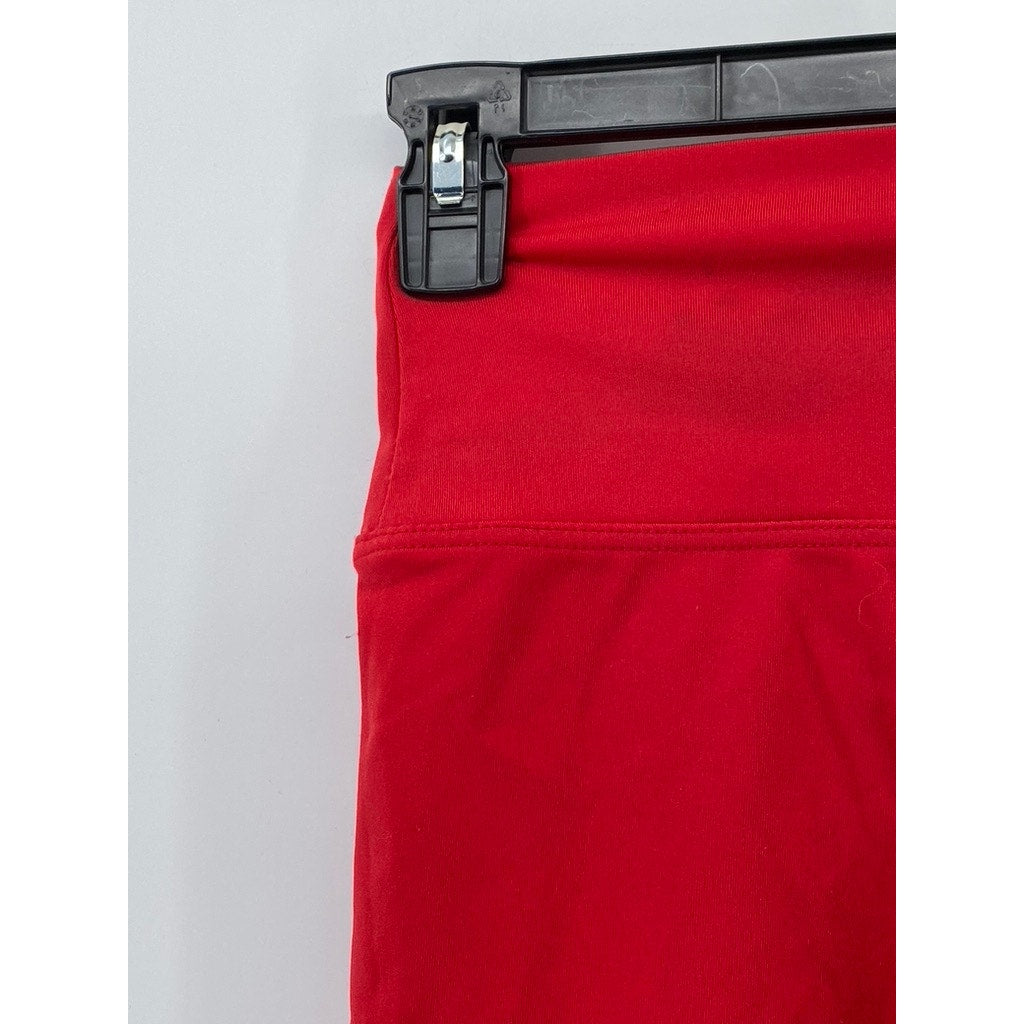 CAPEZIO Girls' Red Pull-On Biker Shorts SZ M