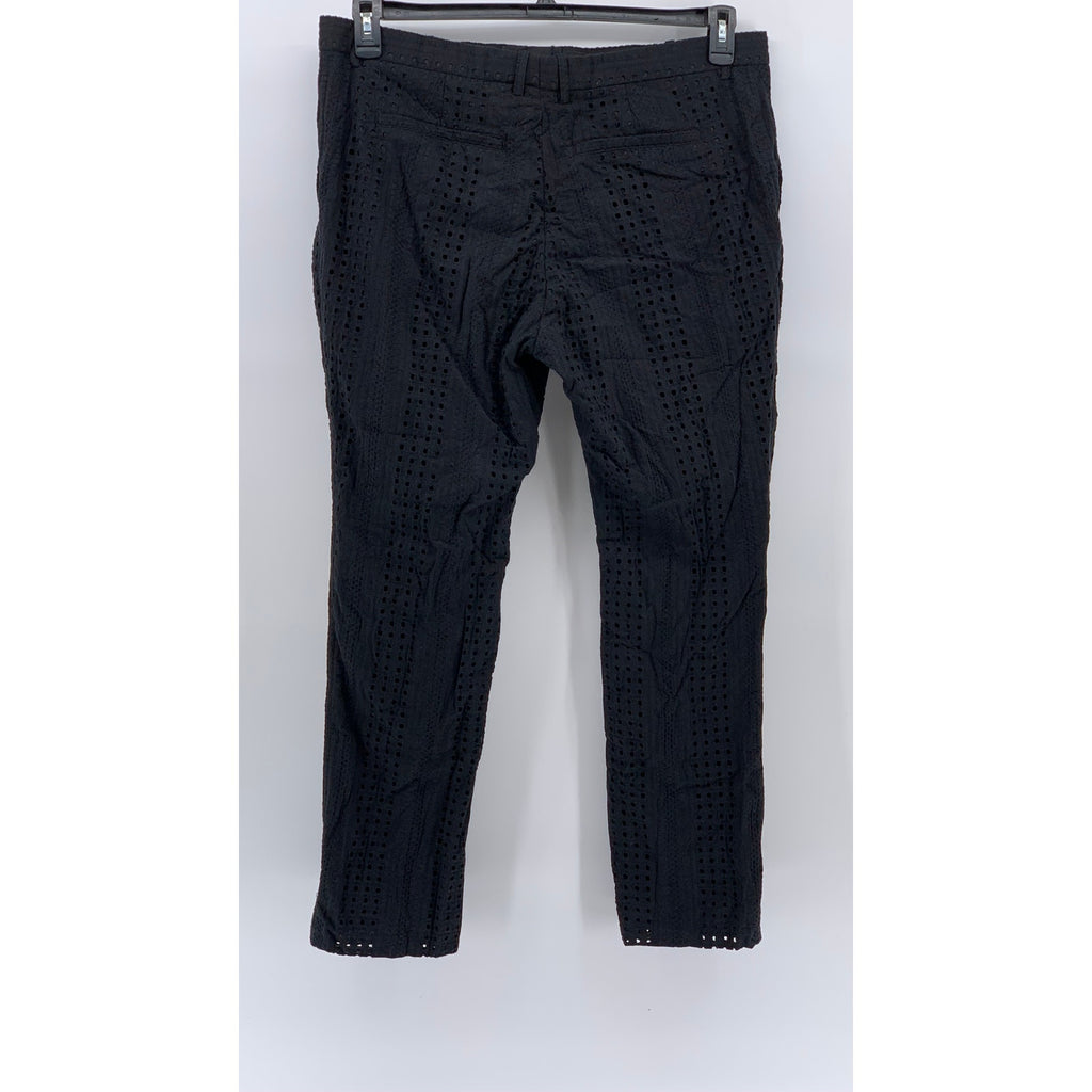 INC INTERNATIONAL CONCEPTS Men's Black Slim-Fit Eyelet Cutout Pants SZ 40