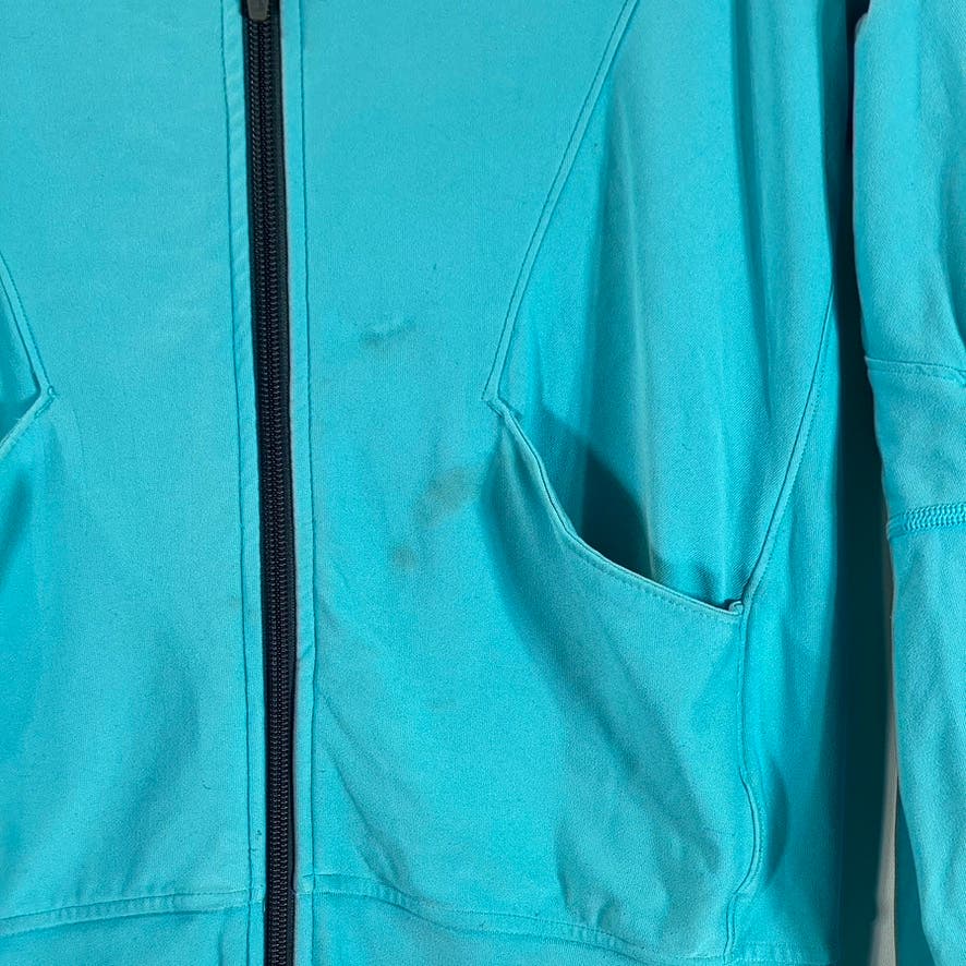 NIKE Women’s Teal Dri-FIT Active Zip-Up Long Sleeve Sweater SZ XS