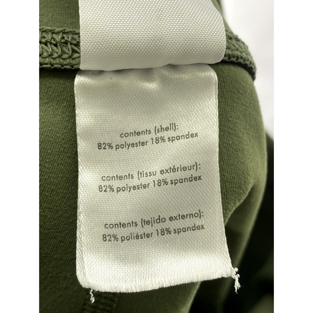 WEWOREWHAT Women's Army Green Solid Pull-On Casual Biker Shorts SZ S