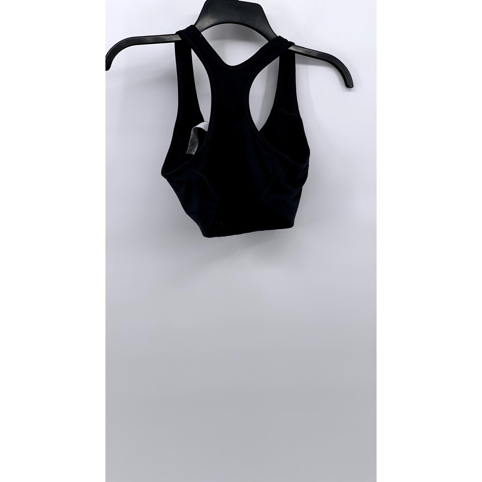 NIKE Women's Black Swoosh Racerback Sports Bra SZ S
