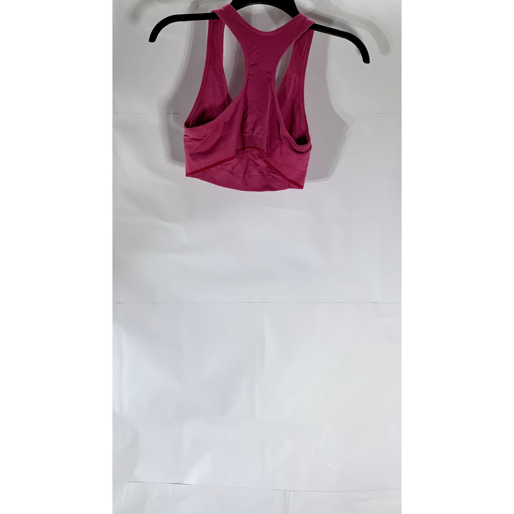 C9 By CHAMPION Women' Fuchsia Scoop-Neck Racerback Pullover Sports Bra SZ S