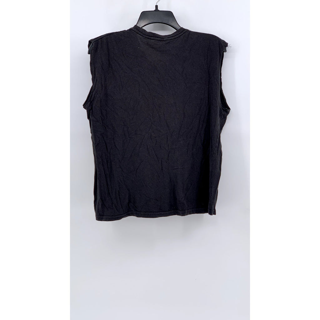 GUNS N' ROSES Women's Black Graphic Cut-Off Top SZ M