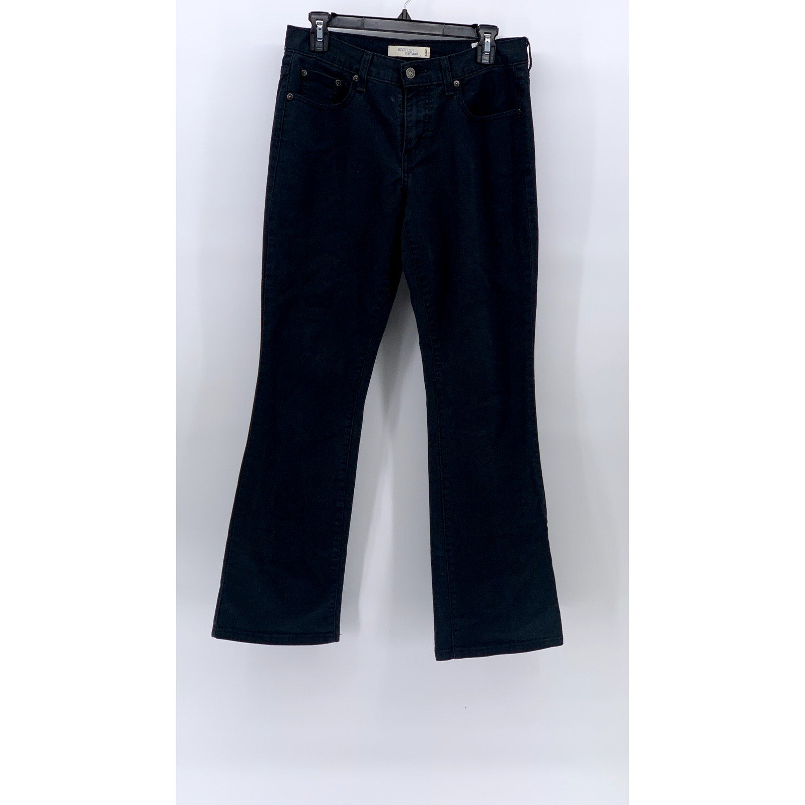 LEVI STRAUSS & CO Women's Vintage Black 515 Denim Bootcut Jeans SZ 6