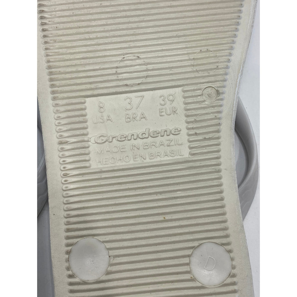 IPANEMA Women's White PVC Casual Flip-Flops Sandals SZ 8