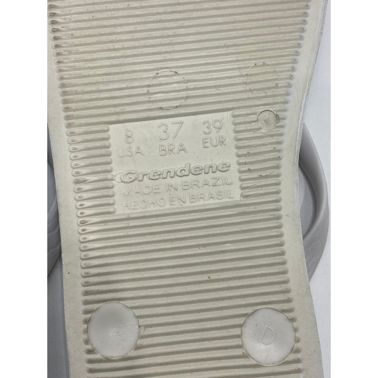 IPANEMA Women's White PVC Casual Flip-Flops Sandals SZ 8