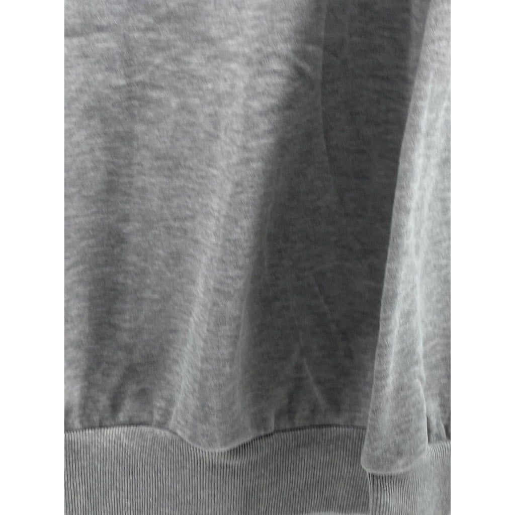 AUTOMET Women's Light Gray Oversized Casual Long Sleeve Hoodie SZ S