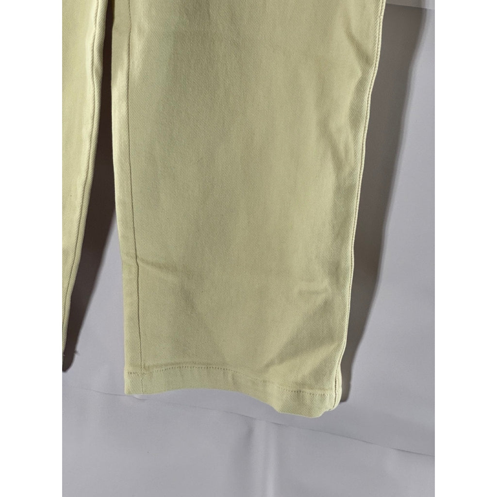 SUNDAY BEST Women's Beige Straight-Leg Denim Jeans SZ 2