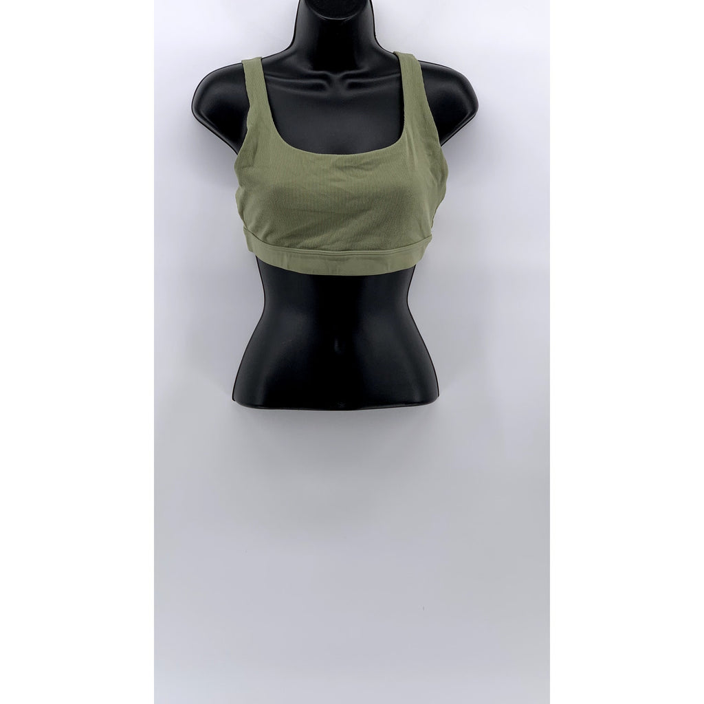 ATHLETA Women's Green Active Crop Tank Top SZ M