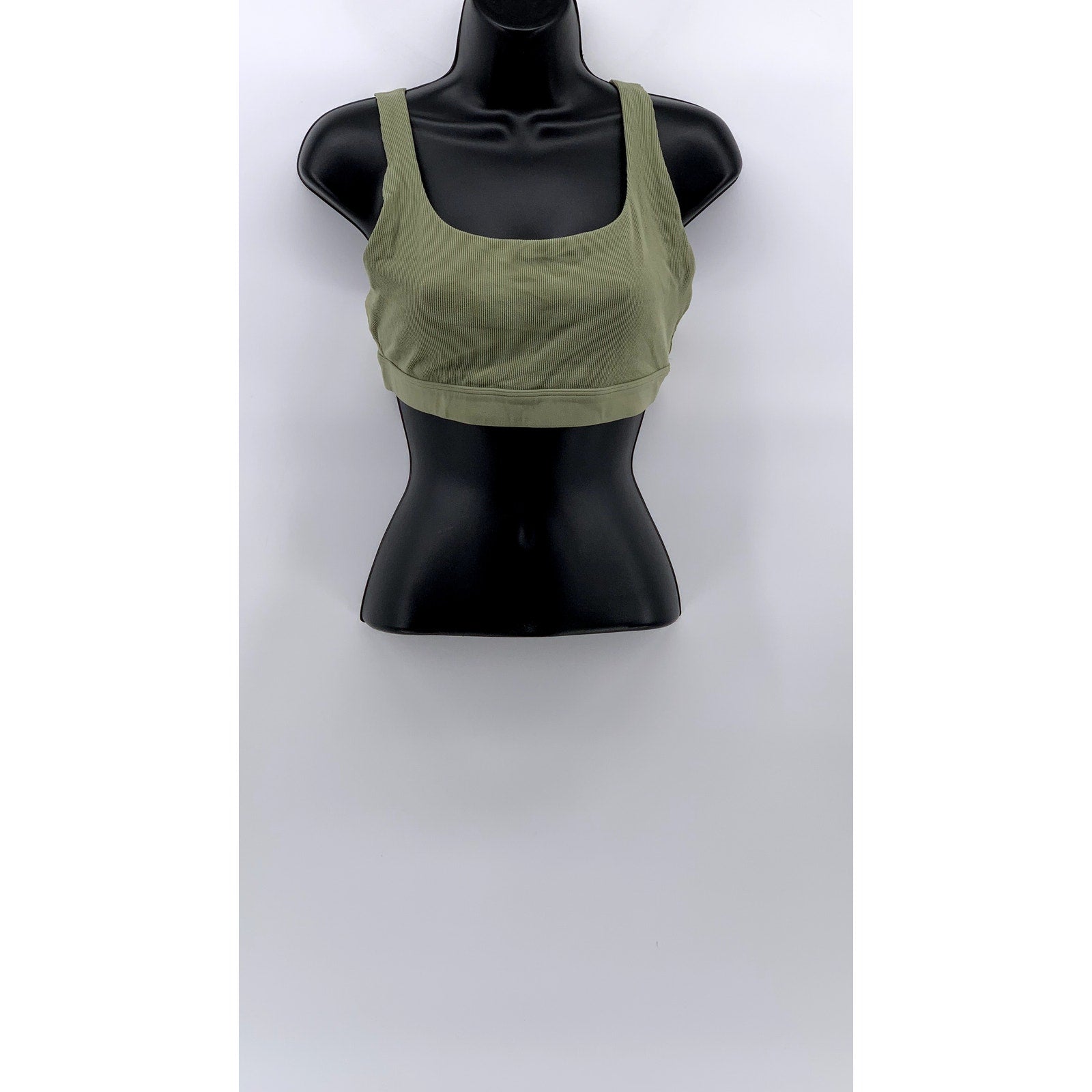 ATHLETA Women's Green Active Crop Tank Top SZ M