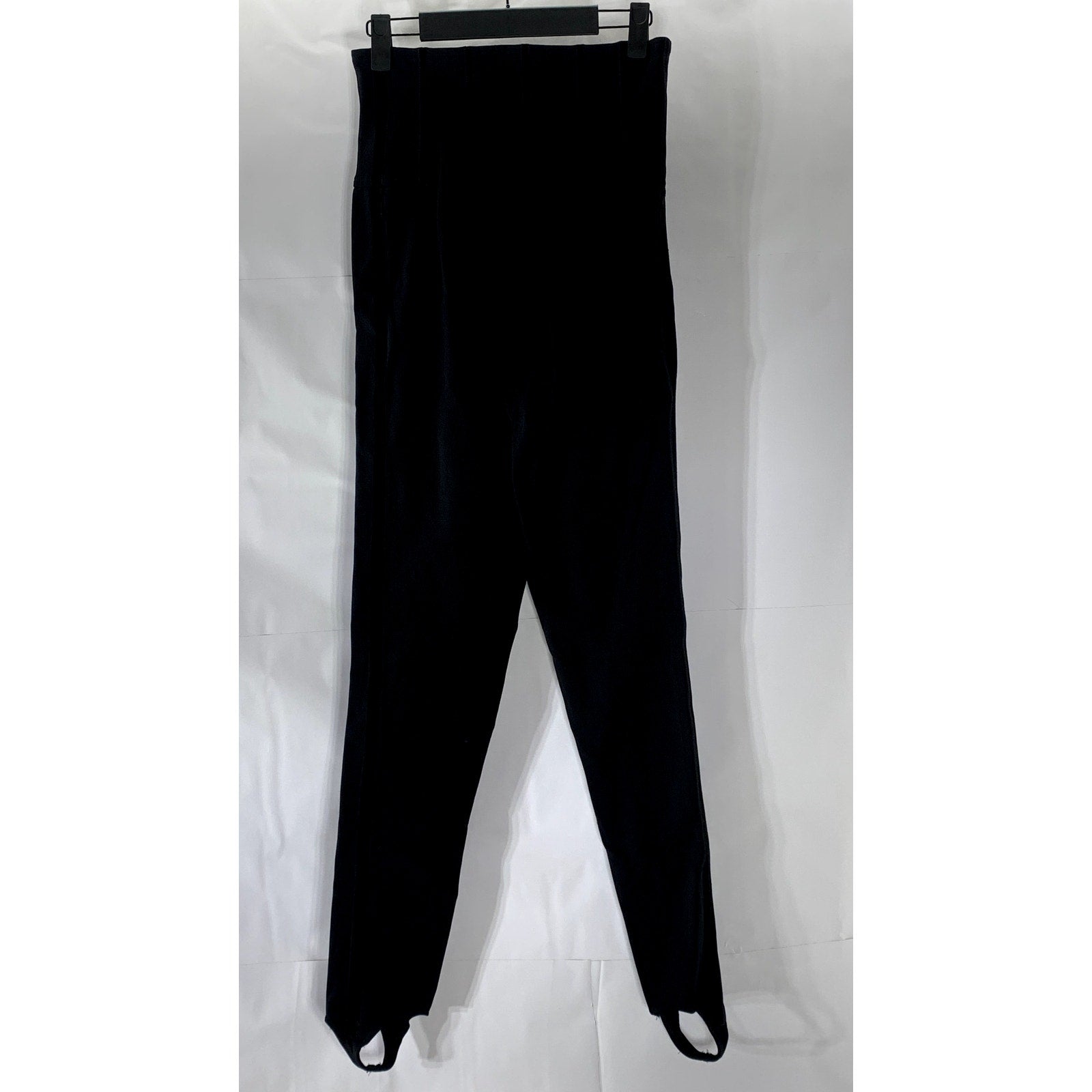 MR. CAT By Isabel De Pedro Women's Black Button-Front Skinny Stirrup Pant SZ 4