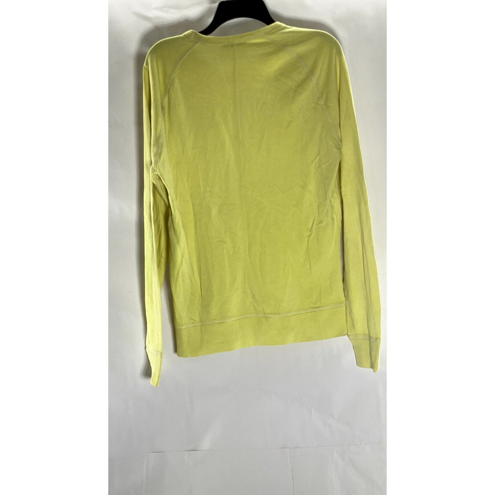 J. LINDEBERG Men's Yellow Crewneck Immo Long Sleeve Summer Sweatshirt SZ S