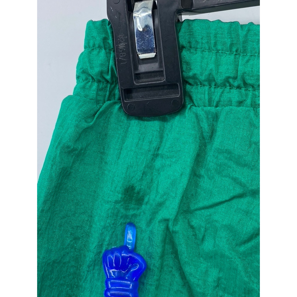 CHILI PEPPER Men's Vintage Green Nylon Drawstring Pull-On Lined Pants SZ L