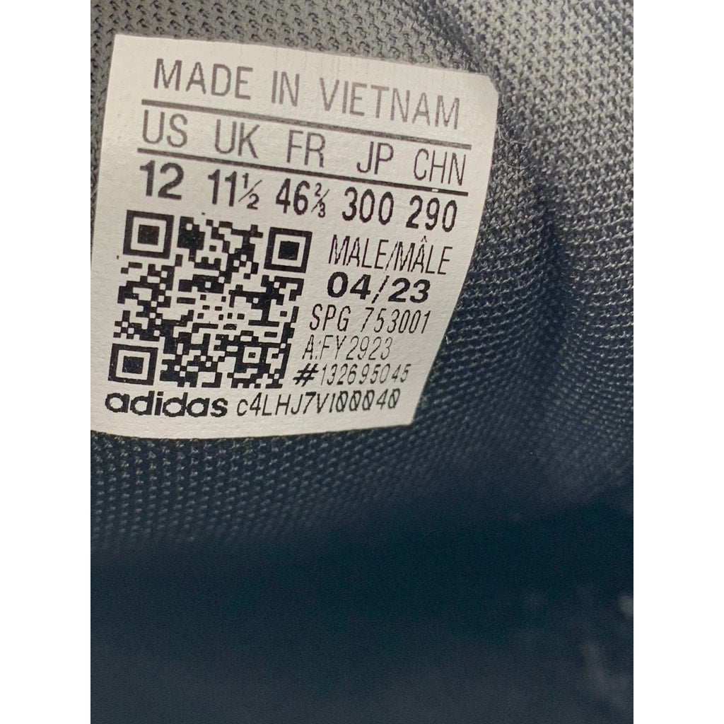 ADIDAS Men's Black Daily 3.0 3-Stripe Low-Top Casual Skater Sneakers SZ 12