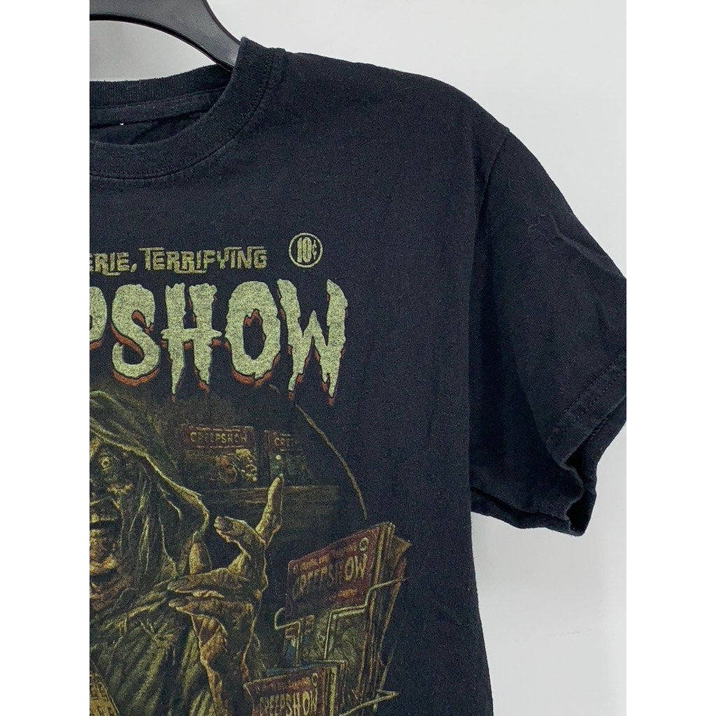 CREEPSHOW Men's Black Graphic Crewneck Short Sleeve T-Shirt SZ S