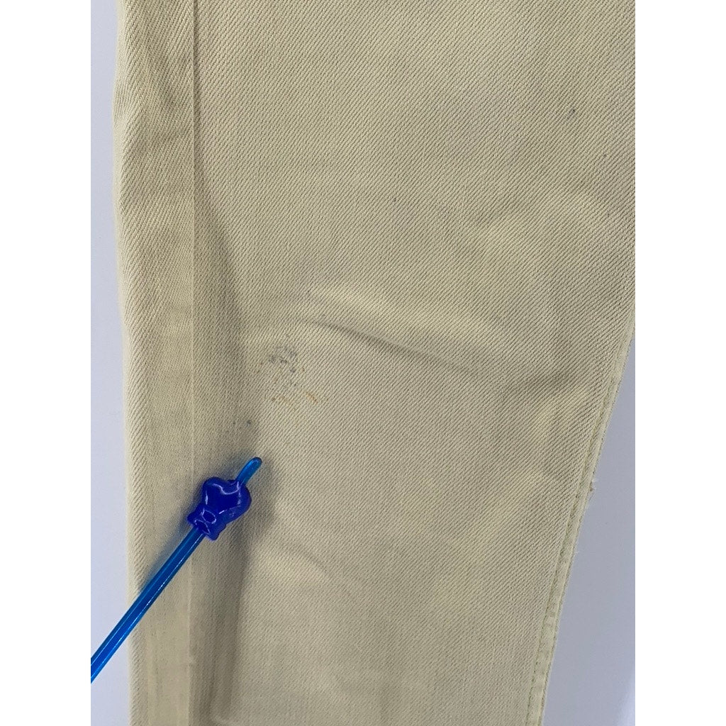 EL BENNETTON JEANS Women's Tan Skinny Stretch Jeans SZ 28