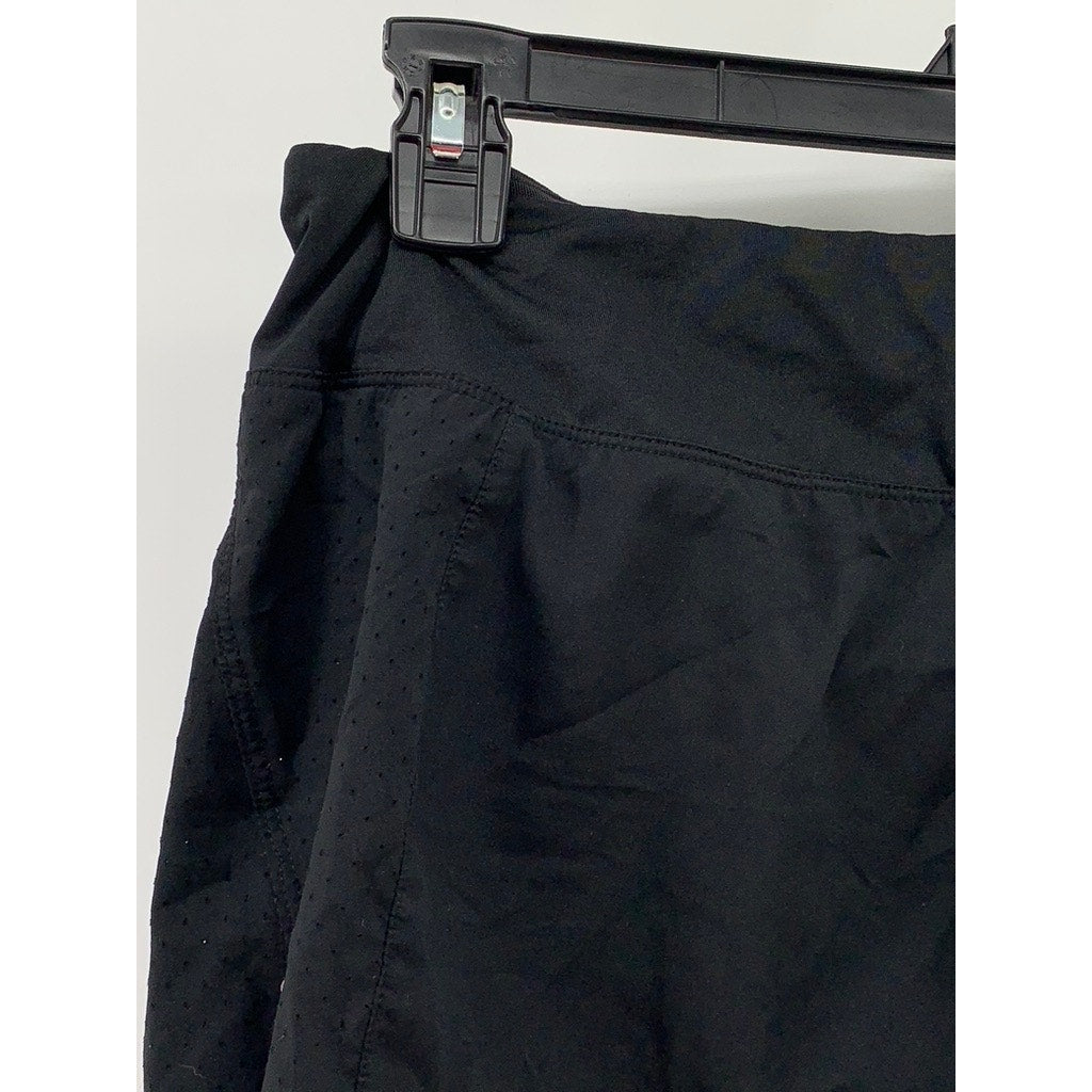 NIKE Women's Black Solid Dri-Fit Running Shorts SZ S