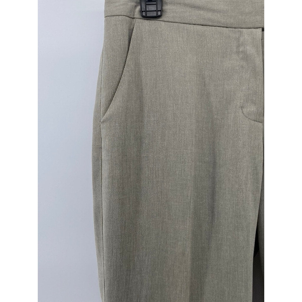 ANNE KLEIN Women's Vintage Beige Straight-Leg Regular-Fit Suit Pants SZ 6