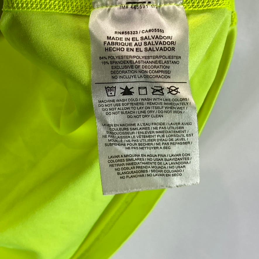 NIKE PRO Women’s Lime Green Active V-Neck Short Sleeve Top SZ M