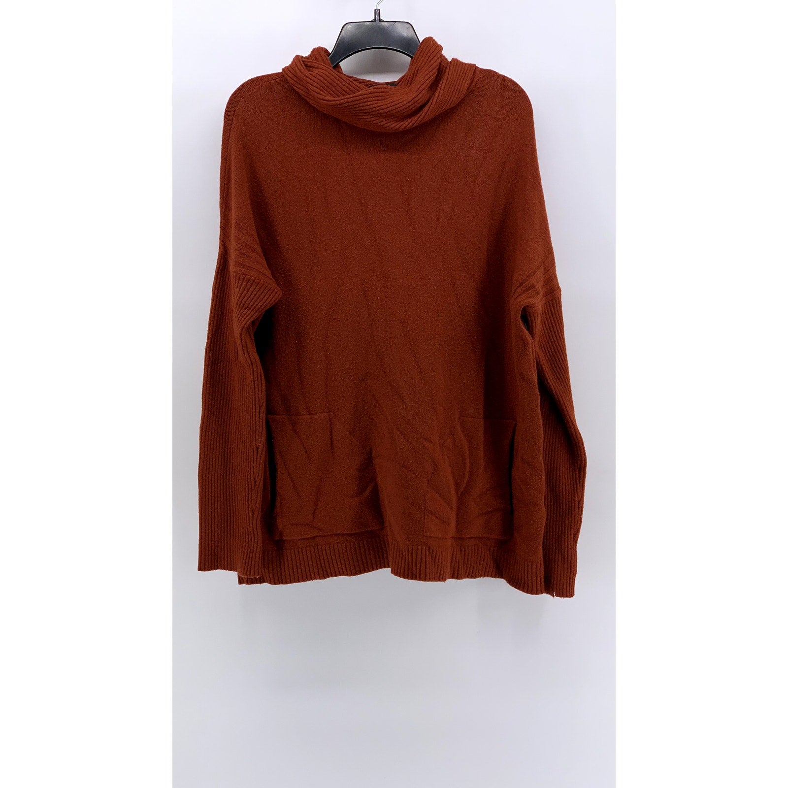 CYRUS Women's Brown Cowl-Neck Sweater SZ M