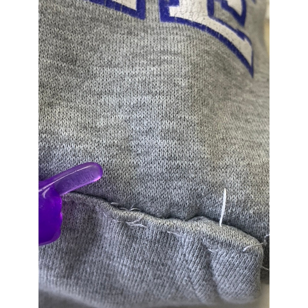 UNIVERSITA ROMA Women's Gray Vintage University Hoodie SZ L