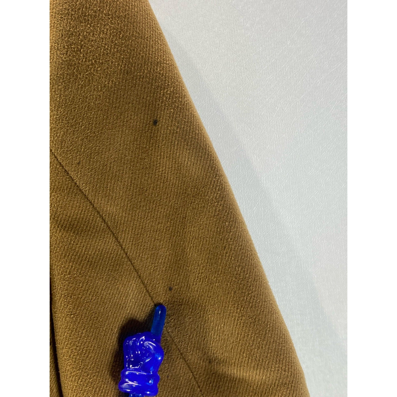 ANDREW FEZZA Men's Brown Short Three-Button Notch Lapel Blazer SZ 40S