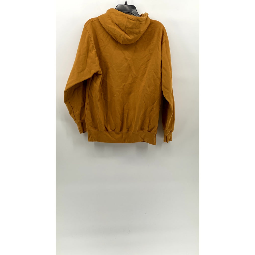 OCEAN BEACH Men's Gold Yellow Aspen Snowmass Logo Pullover Hoodie SZ M