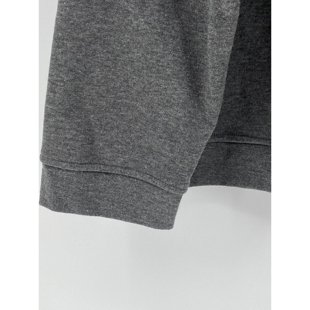 EFFECI Women's Gray Plus Zip-Up Hooded Sweater SZ 3X