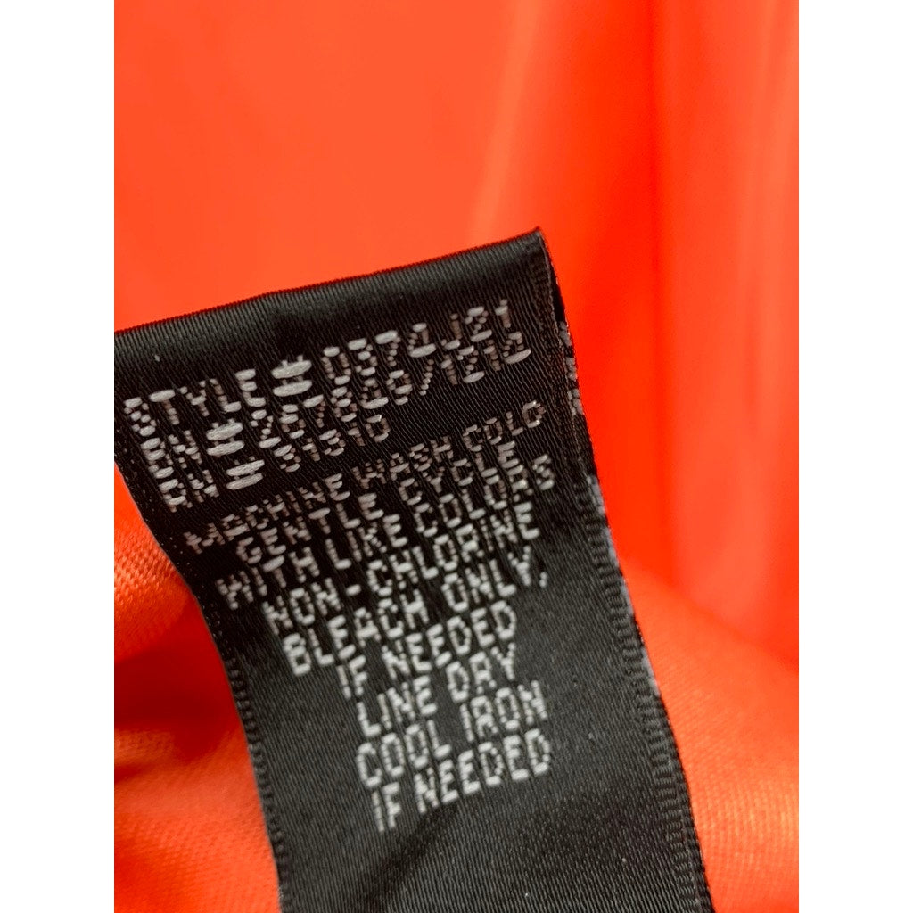 ALYX Women's Orange Solid Crewneck Sleeveless Mini Sheath Dress SZ 16