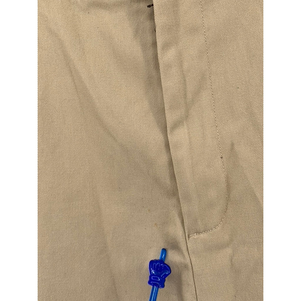 JOHN BLAIR Men's Tan Solid Short Dress Pant SZ 42S